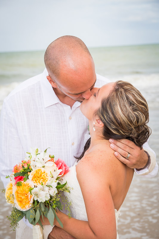 Costa D' Este Vero Beach Wedding Kiss