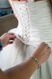 Back of Wedding Dress