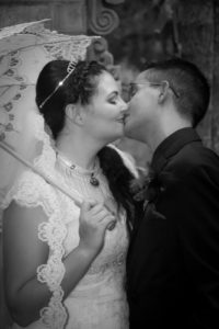 Bride & Groom Kiss