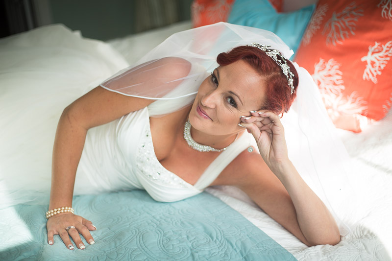 Bride On Bed