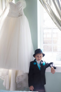 Bride's Son w/ Dress